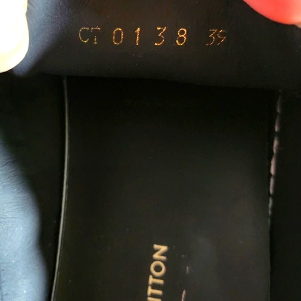 Louis Vuitton Black and Brown Monogram Sneakers - Picture 6 of 9
